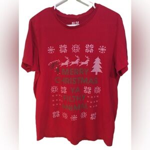 Red Christmas T-Shirt unisex
